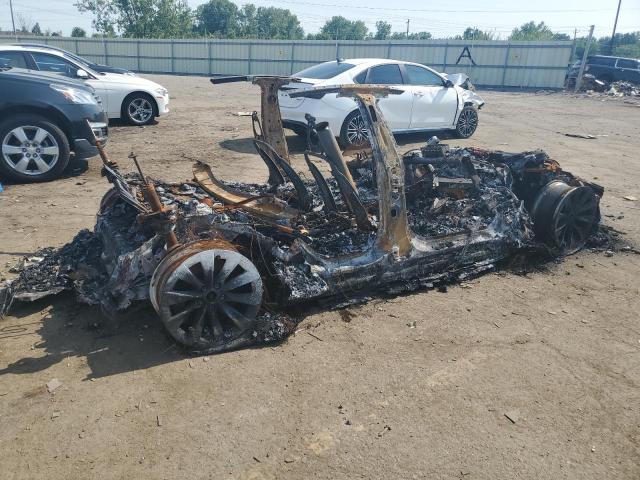 5YJSA1E20HF218166 - 2017 TESLA MODEL S Yanmış foto 3