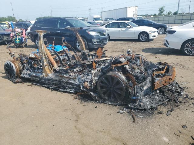 5YJSA1E20HF218166 - 2017 TESLA MODEL S Yanmış foto 4