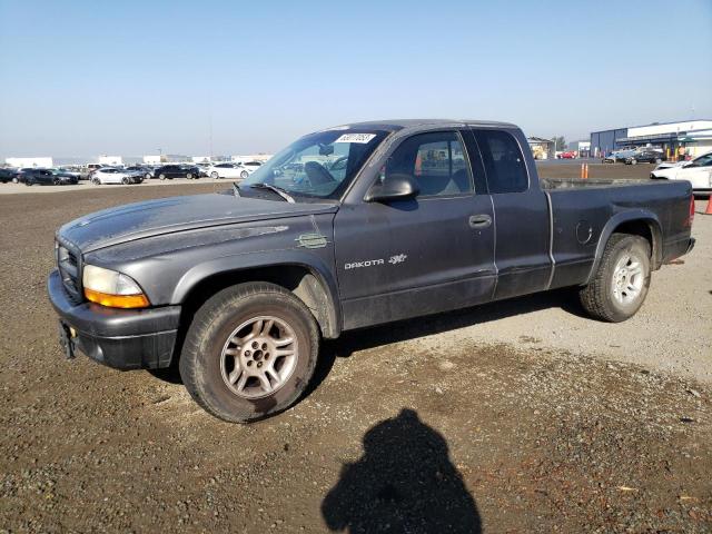 1B7GL12X42S643139 - 2002 DODGE DAKOTA BASE GRAY photo 1