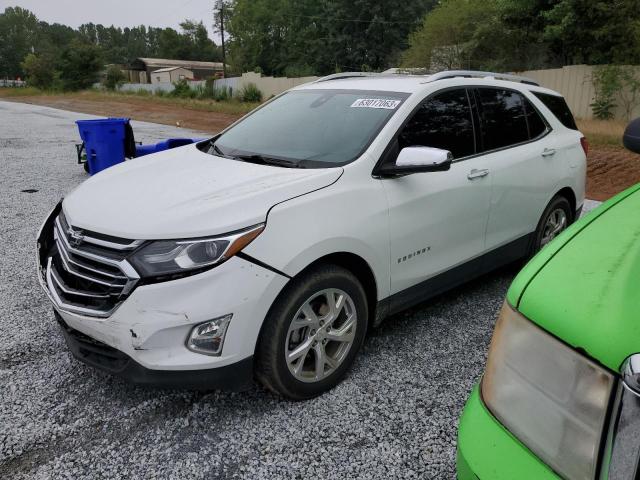 3GNAXMEV5JS642713 - 2018 CHEVROLET EQUINOX PREMIER WHITE photo 1