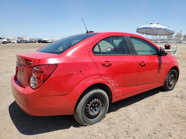 1G1JA5SH8F4220501 - 2015 CHEVROLET SONIC LS 红色 照片 3
