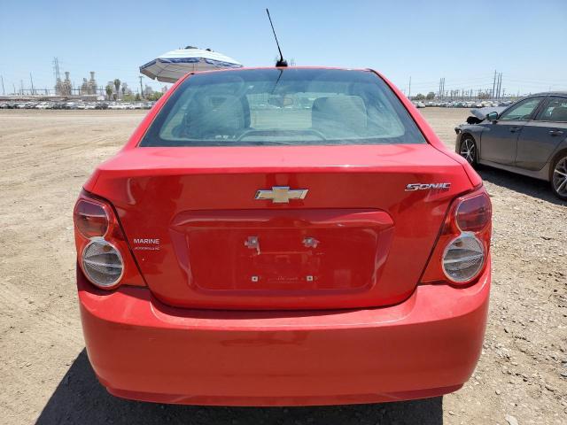 1G1JA5SH8F4220501 - 2015 CHEVROLET SONIC LS 红色 照片 6