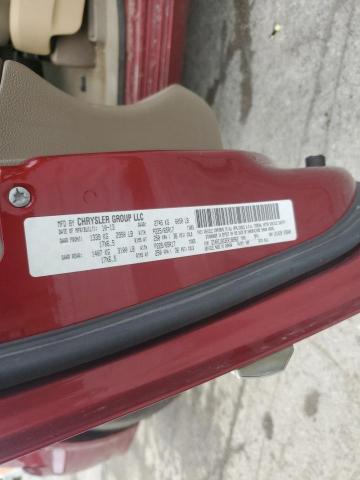 2C4RC1BG3ER188962 - 2014 CHRYSLER TOWN & COU TOURING RED photo 13