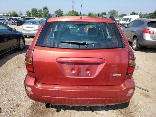 5Y2SL63855Z430419 - 2005 PONTIAC VIBE RED photo 6