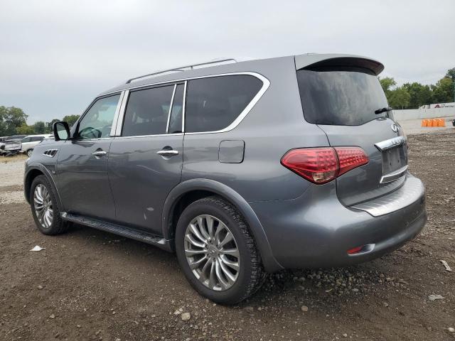 JN8AZ2NE3G9125546 - 2016 INFINITI QX80 GRAY photo 2