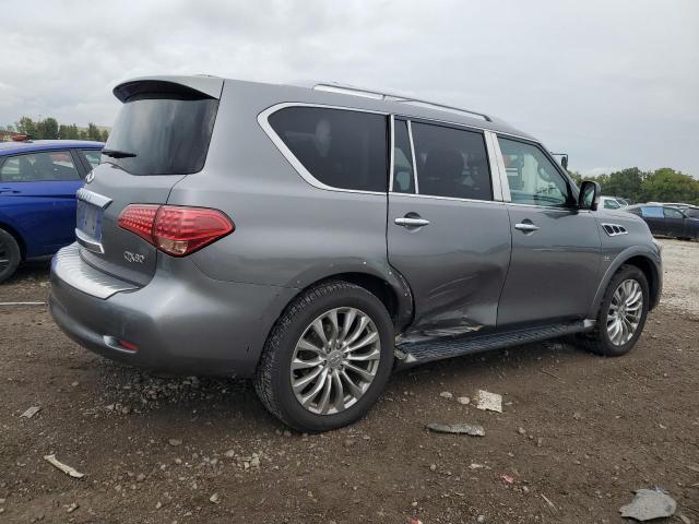 JN8AZ2NE3G9125546 - 2016 INFINITI QX80 GRAY photo 3