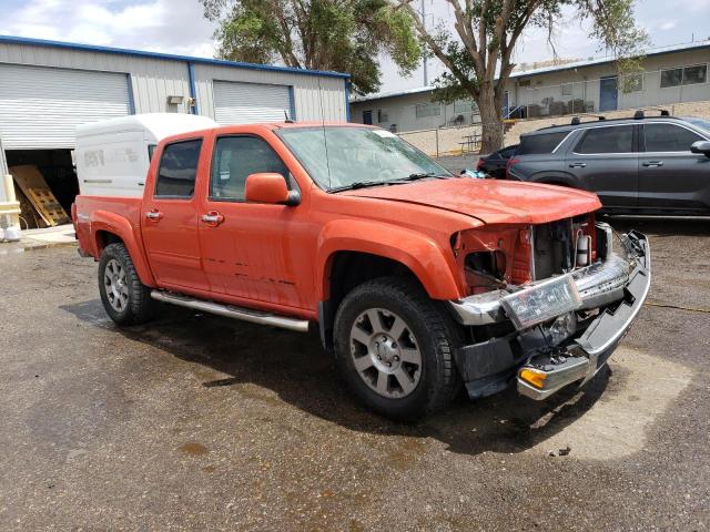 1GTH6PFE1C8144112 - 2012 GMC CANYON SLE-2 ORANGE photo 4