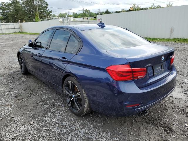 WBA8E3G56GNT79023 - 2016 BMW 328 XI SULEV BLUE photo 2