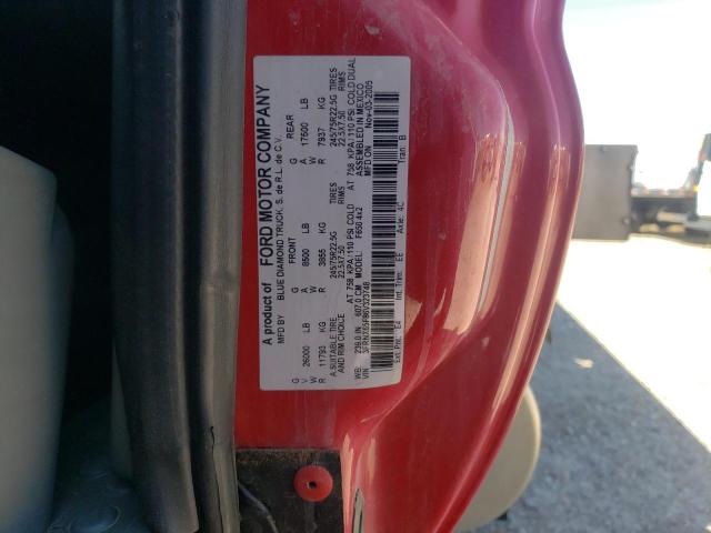 3FRNX65F86V323748 - 2006 FORD F650 SUPER DUTY RED photo 13