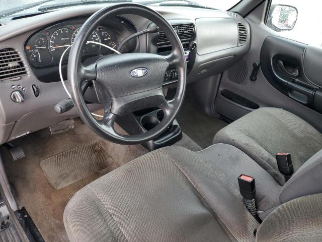 1FTYR10D21PB75506 - 2001 FORD RANGER Noir photo 8