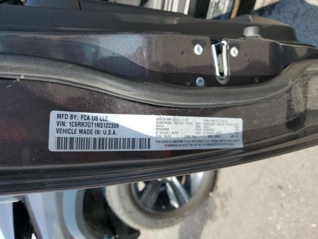 1C6RR7GT1NS122309 - 2022 RAM 1500 CLASS SLT 石墨色 照片 12