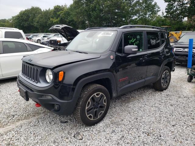 ZACCJBCT4FPB26974 - 2015 JEEP RENEGADE TRAILHAWK BLACK photo 1