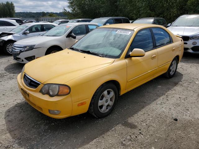 KNAFB161X45144395 - 2004 KIA SPECTRA GS YELLOW photo 1