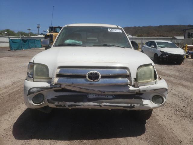 5TBRT34164S440612 - 2004 TOYOTA TUNDRA ACCESS CAB SR5 WHITE photo 5