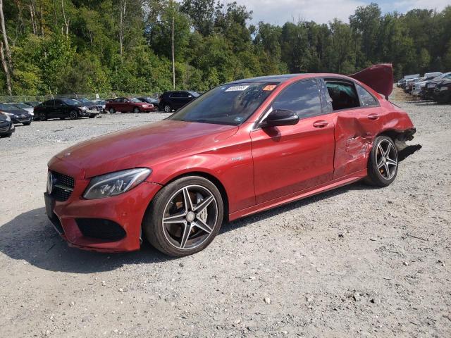 55SWF6EB4HU180102 - 2017 MERCEDES-BENZ C 43 4MATIC AMG RED photo 1