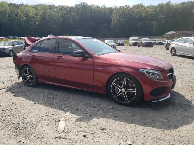 55SWF6EB4HU180102 - 2017 MERCEDES-BENZ C 43 4MATIC AMG RED photo 4