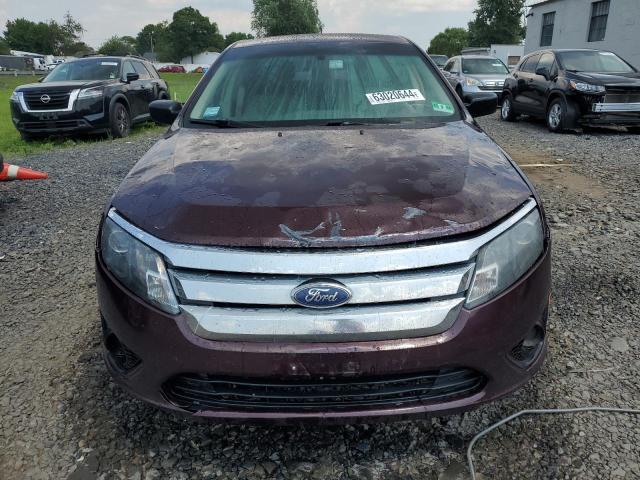 3FAHP0GAXBR322277 - 2011 FORD FUSION S MAROON photo 5