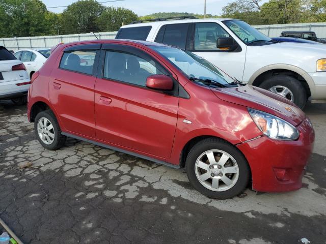 ML32A4HJ2FH059719 - 2015 MITSUBISHI MIRAGE ES RED photo 4