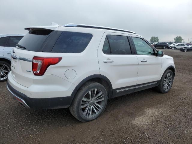 1FM5K8HT8HGC15783 - 2017 FORD EXPLORER PLATINUM WHITE photo 3