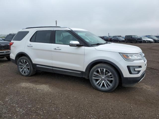 1FM5K8HT8HGC15783 - 2017 FORD EXPLORER PLATINUM WHITE photo 4