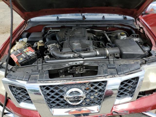 1N6AD0ER9BC422721 - 2011 NISSAN FRONTIER S RED photo 11