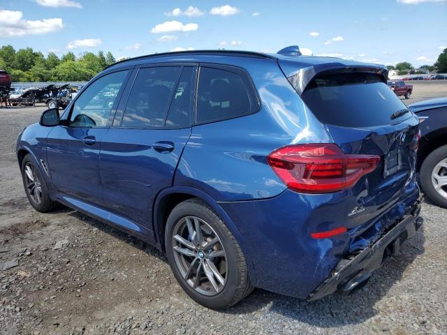 5UXTS3C57KLR73280 - 2019 BMW X3 XDRIVEM40I BLUE photo 2