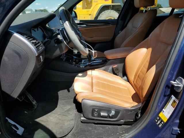 5UXTS3C57KLR73280 - 2019 BMW X3 XDRIVEM40I BLUE photo 7