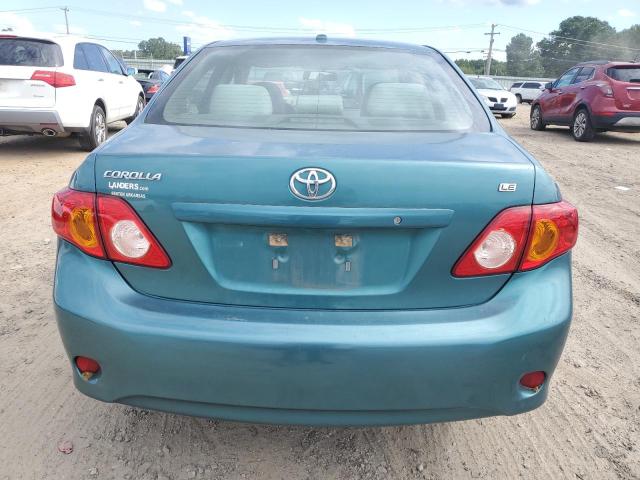 1NXBU4EE9AZ301364 - 2010 TOYOTA COROLLA BASE TEAL photo 6