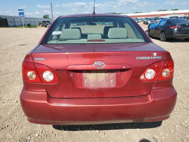 1NXBR32E05Z508554 - 2005 TOYOTA COROLLA CE RED photo 6