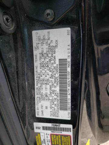 5TFUX4EN4DX018541 - 2013 TOYOTA TACOMA ACCESS CAB შავი ფოტო 12