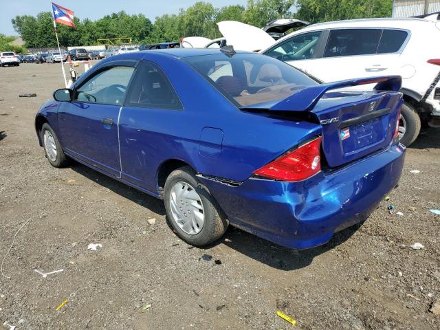 1HGEM22104L039527 - 2004 HONDA CIVIC DX VP Mavi foto 2