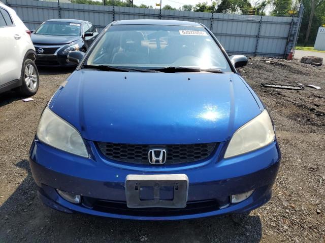 1HGEM22104L039527 - 2004 HONDA CIVIC DX VP Mavi foto 5