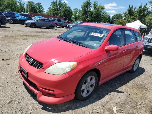 2T1KR38E84C210714 - 2004 TOYOTA COROLLA MA XR RED photo 1