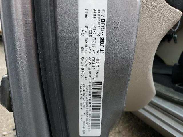 2C4RC1BG2ER449370 - 2014 CHRYSLER TOWN & COU TOURING 银色 照片 13