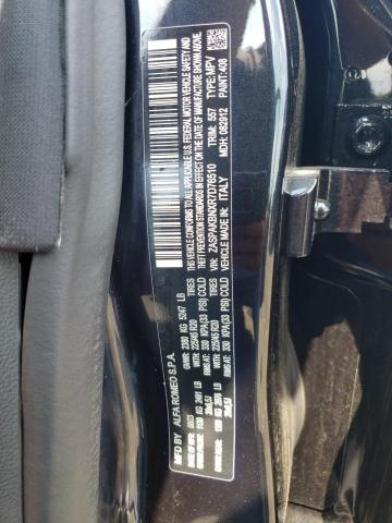 ZASPAKBNXR7D76510 - 2024 ALFA ROMEO STELVIO TI BLACK photo 12