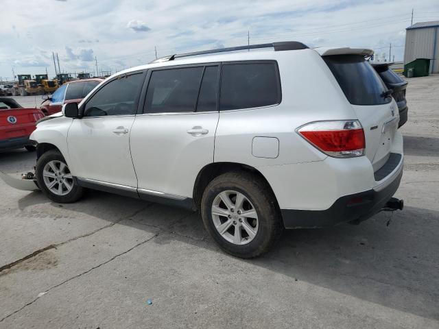 5TDZK3EH0DS124998 - 2013 TOYOTA HIGHLANDER BASE Белый фото 2