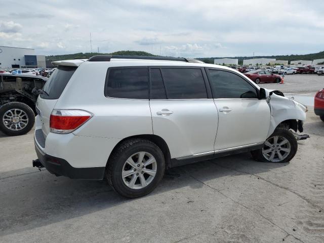 5TDZK3EH0DS124998 - 2013 TOYOTA HIGHLANDER BASE Белый фото 3