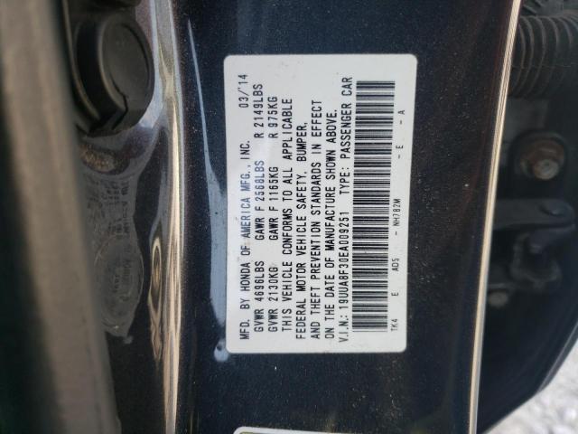 19UUA8F30EA009251 - 2014 ACURA TL SE CHARCOAL photo 12