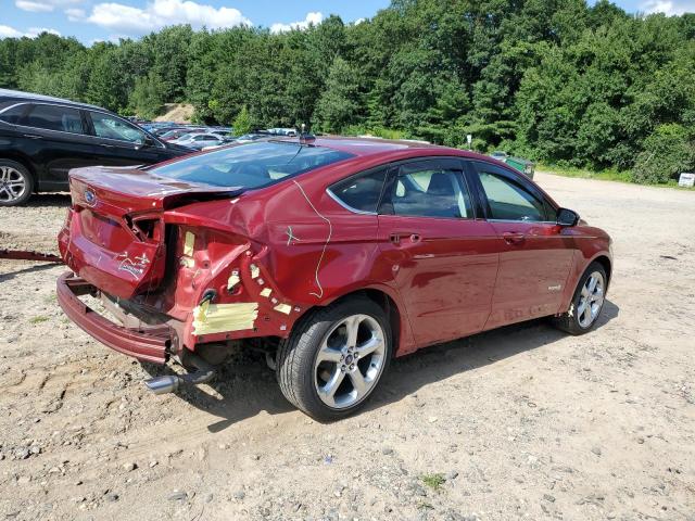 3FA6P0LU2ER216305 - 2014 FORD FUSION SE HYBRID BURGUNDY photo 3