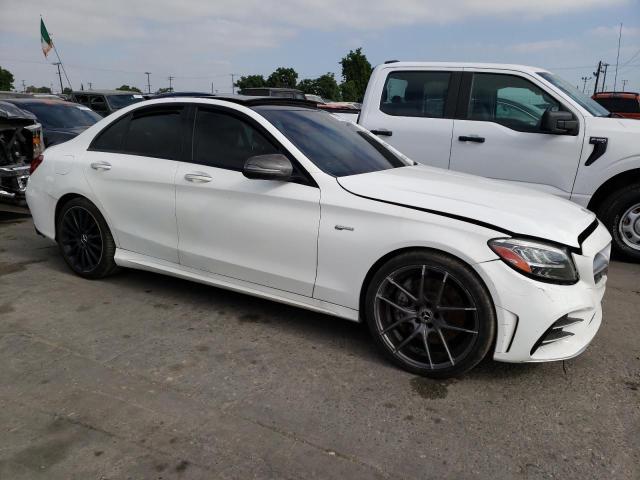 55SWF6EB1KU302356 - 2019 MERCEDES-BENZ C 43 AMG WHITE photo 4