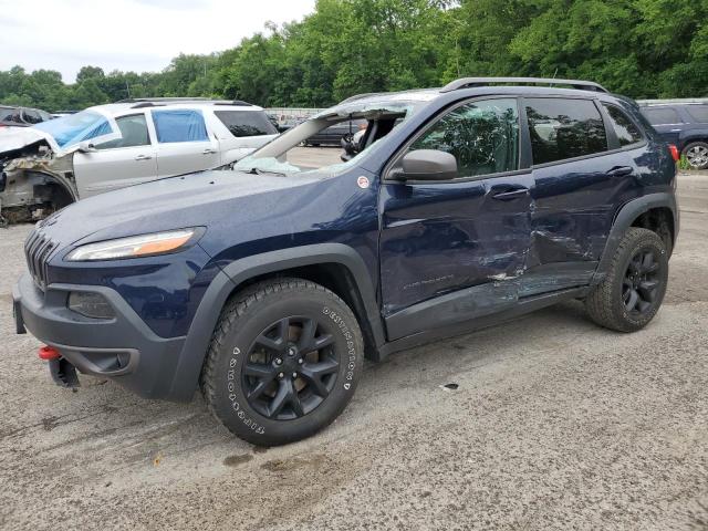 1C4PJMBB8FW740452 - 2015 JEEP CHEROKEE TRAILHAWK BLACK photo 1