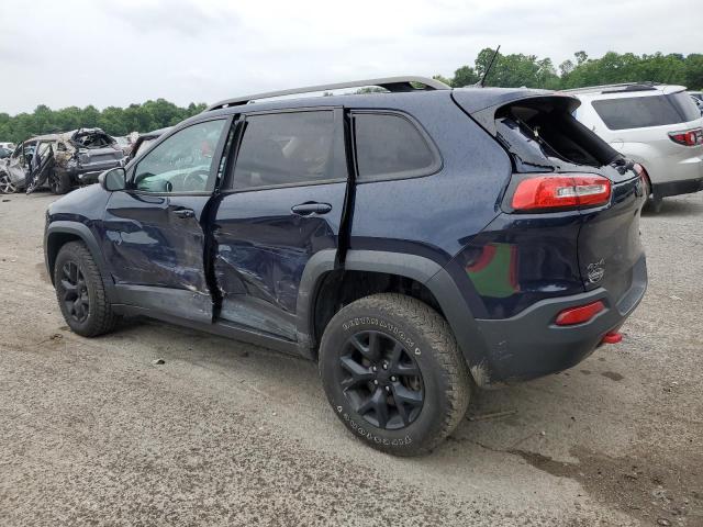 1C4PJMBB8FW740452 - 2015 JEEP CHEROKEE TRAILHAWK BLACK photo 2