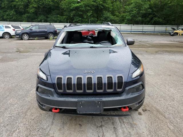 1C4PJMBB8FW740452 - 2015 JEEP CHEROKEE TRAILHAWK BLACK photo 5