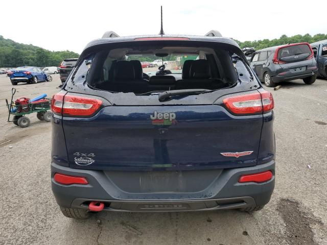 1C4PJMBB8FW740452 - 2015 JEEP CHEROKEE TRAILHAWK BLACK photo 6