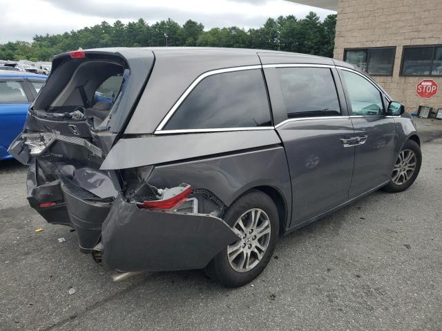 5FNRL5H44DB027860 - 2013 HONDA ODYSSEY EX GRAY photo 3