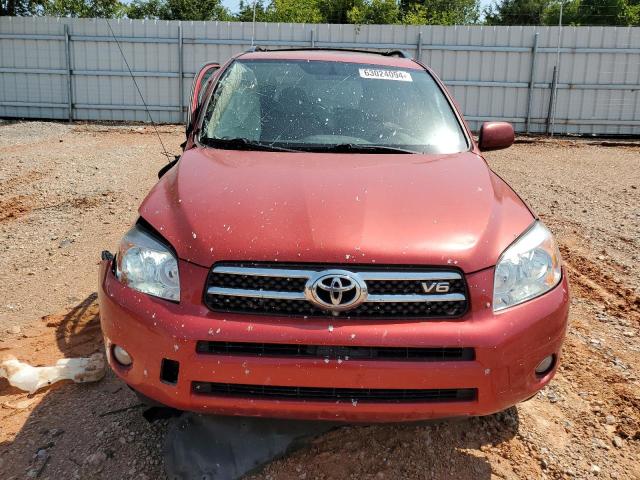 JTMZK31V675010476 - 2007 TOYOTA RAV4 LIMITED RED photo 5