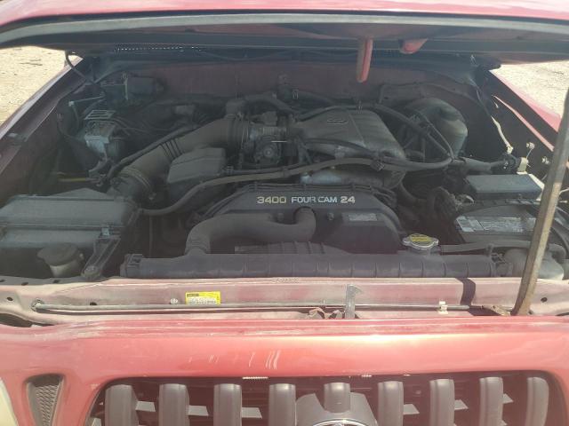 5TEGN92N93Z290711 - 2003 TOYOTA TACOMA DOUBLE CAB PRERUNNER RED photo 11