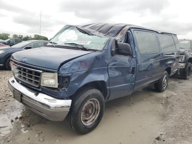 1FBJS31H5THB33349 - 1996 FORD E350 E350 SUPER DUTY BLUE photo 1