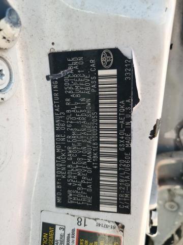 4T1BK1EB1DU052055 - 2013 TOYOTA AVALON BASE 白色 照片 12