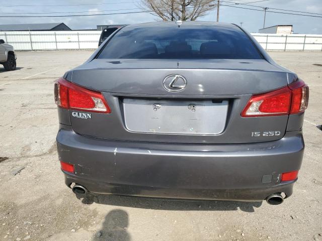 JTHBF5C23D5193317 - 2013 LEXUS IS 250 GRAY photo 6